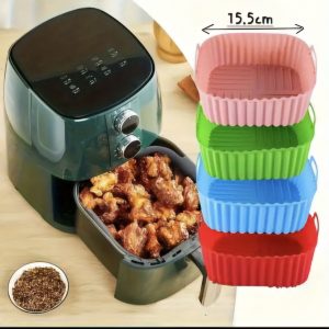 Forro para freidora de aire- Antiadherente, de silicona