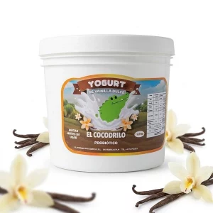 Yogurt Batido Probiótico de Vainilla Dulce El Cocodrilo | Cremoso, Salud Digestiva y Energía Natural