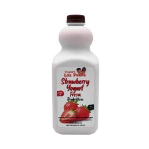 Yogurt Probiótico de Fresa Los Pekes 1.6L | Bebible para Niños