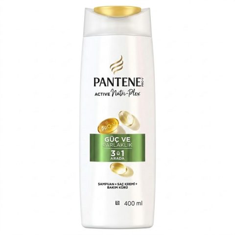 Pantene Pro-V Active Nutri-Plex 3 en 1: Fuerza + Brillo Instantáneo + Tratamiento Intenso (400 ml)