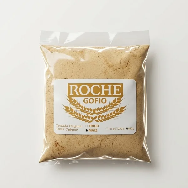 Gofio de maíz cubano Roche paquete de 460g tostado artesanal