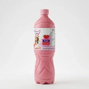 botella-yogur-fresa-probioticos-1-litro